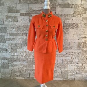 Oyrosy Vintage Inspired Knit Skirt Suit (NWT)